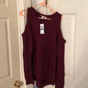 Michael Kors cold shoulder sweater